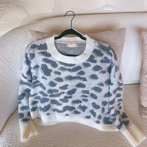 Altar’d State Leopard Print Women's Sweater